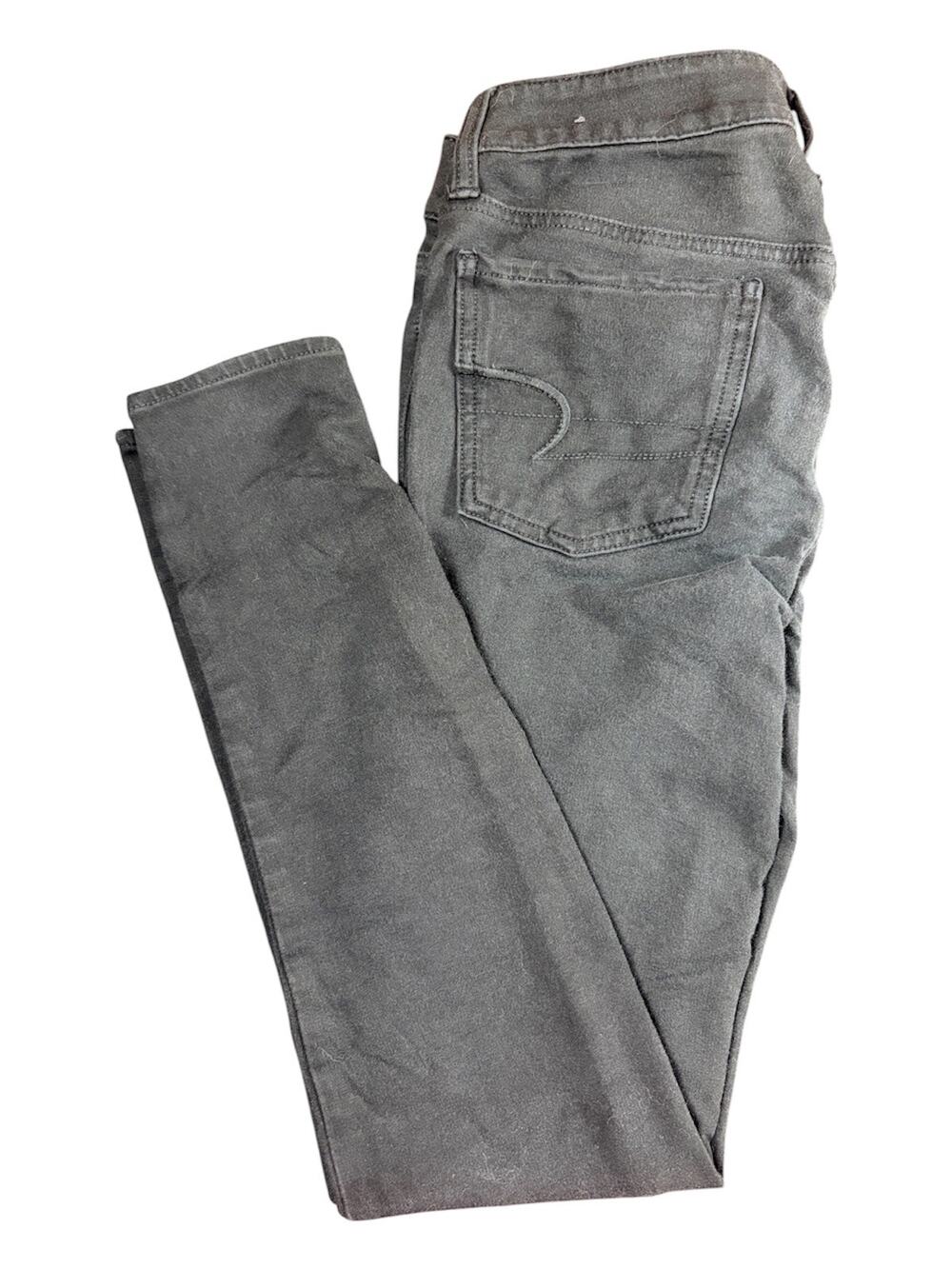 American Eagle Black Jeggings AEO Knit Womens 2